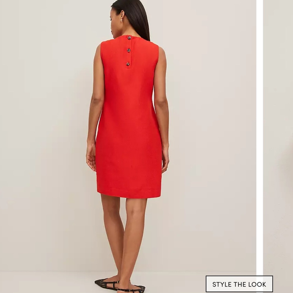 Ann Taylor Flap Pocket Shift Dress - Picture 7 of 9